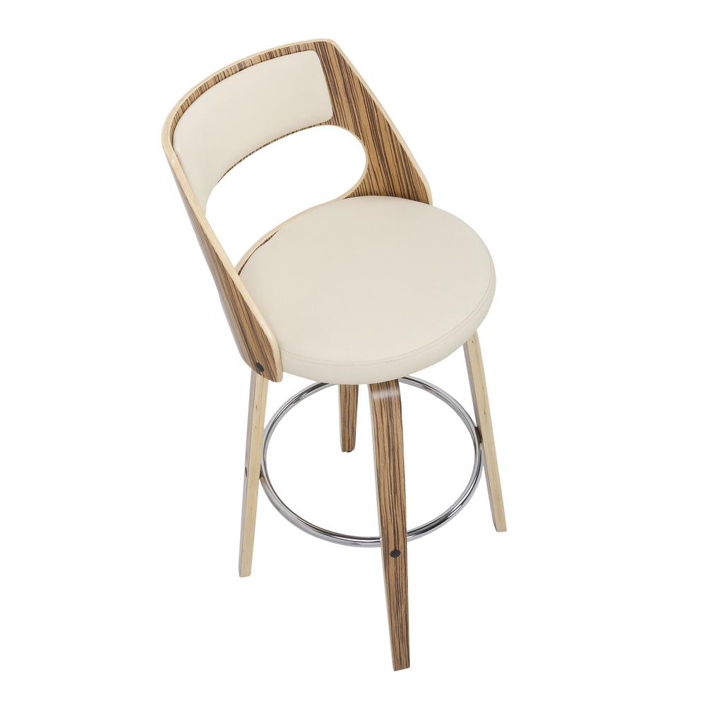 Cecina 30'' Fixed Height Barstool - Set of 2. Picture 7