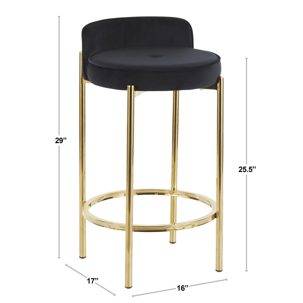 Chloe Counter Stool - Set of 2. Picture 8