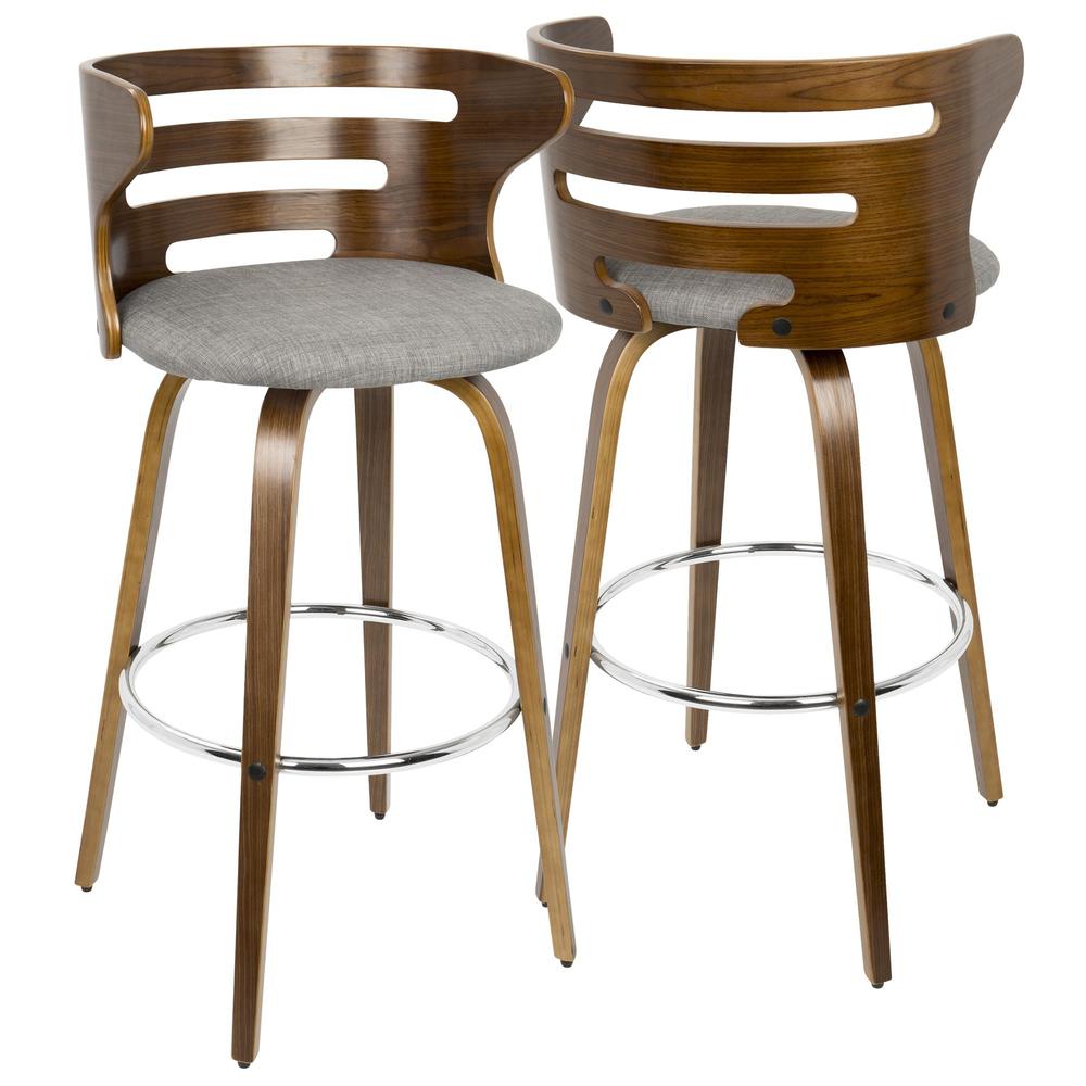 Cosini 30" Fixed Height Barstool - Set of 2. Picture 2