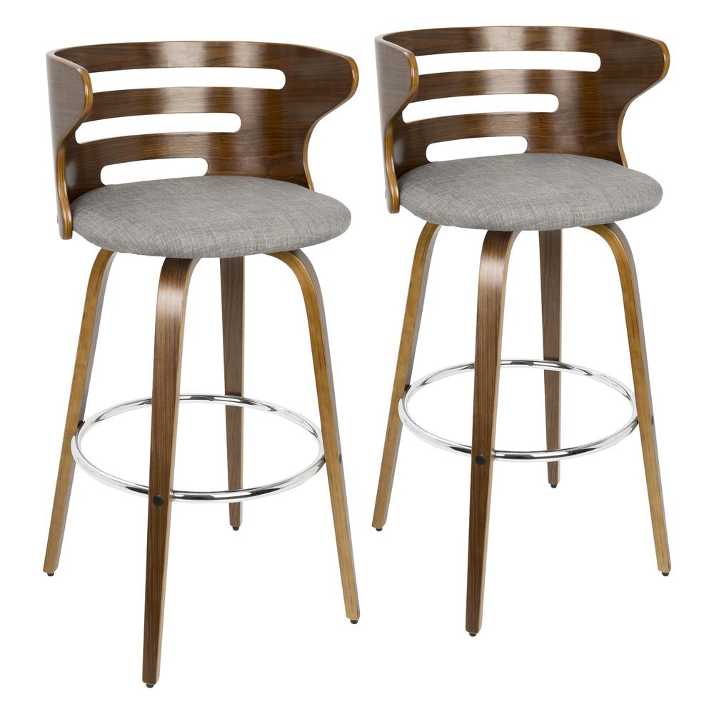 Cosini 30" Fixed Height Barstool - Set of 2. Picture 1