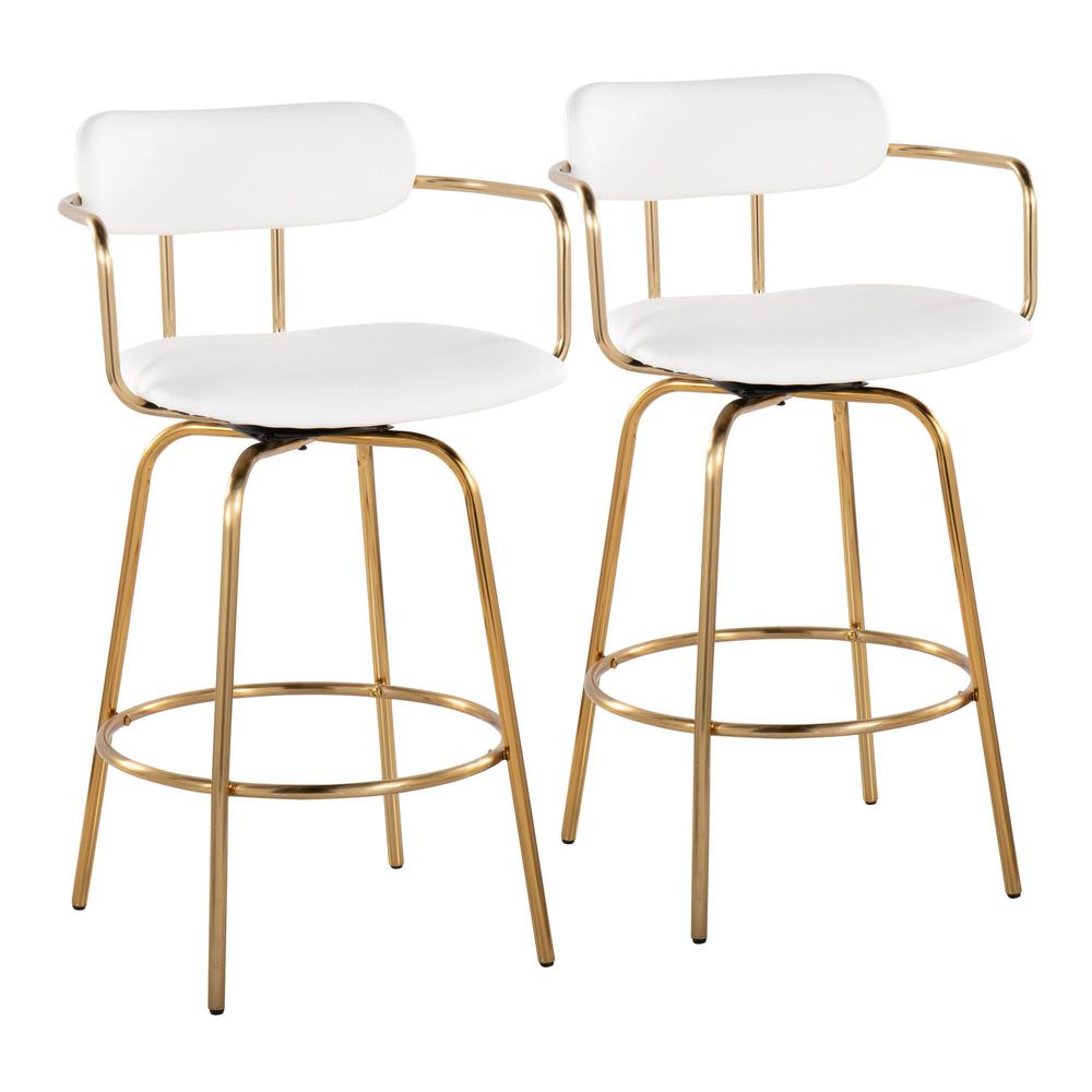 Demi 26" Fixed-Height Counter Stool - Set of 2. Picture 1