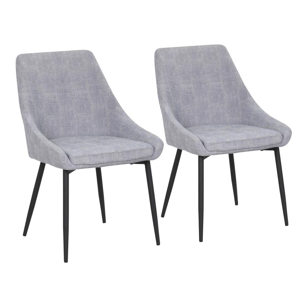 Diana Corduroy Chair - Set of 2. Picture 1