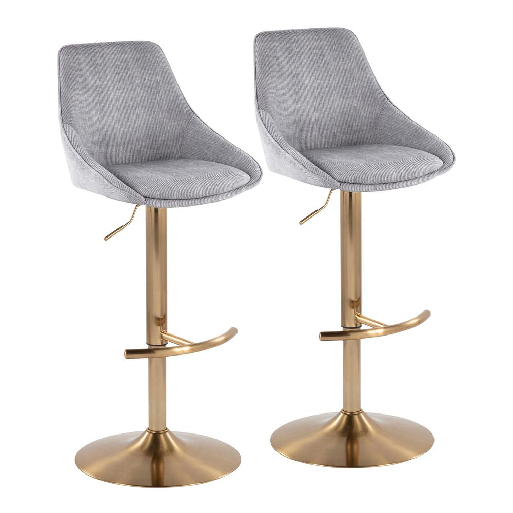 Diana Adjustable Bar Stool - Set of 2. Picture 1