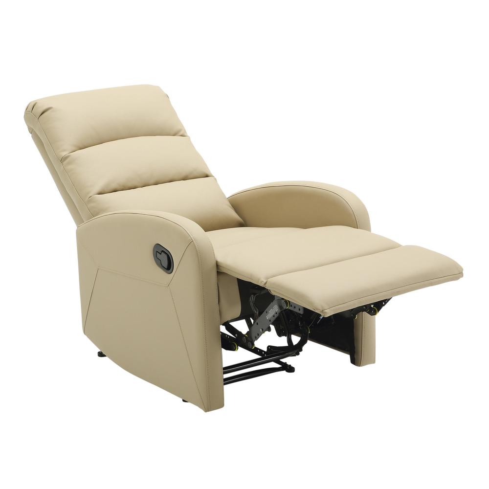 Beige PU Dormi Recliner Chair. Picture 8