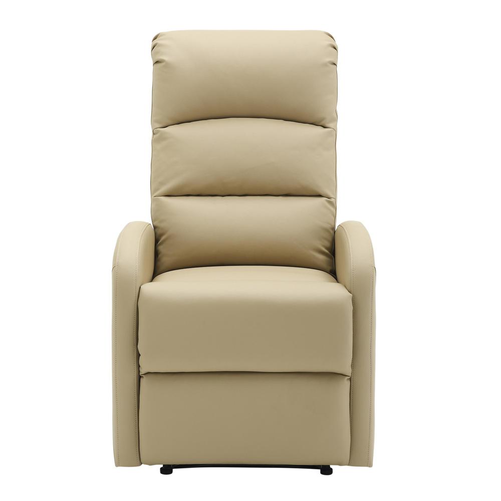 Beige PU Dormi Recliner Chair. Picture 5