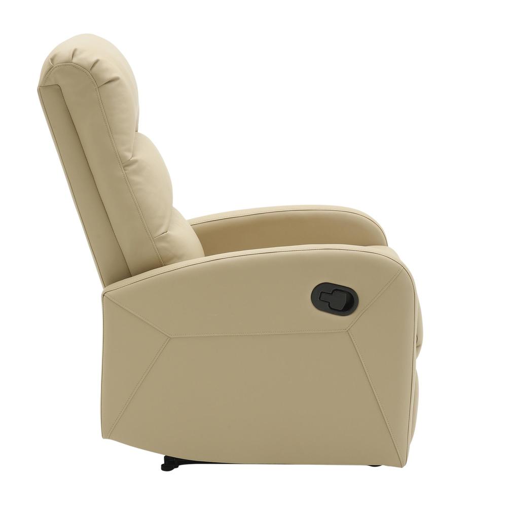 Beige PU Dormi Recliner Chair. Picture 2