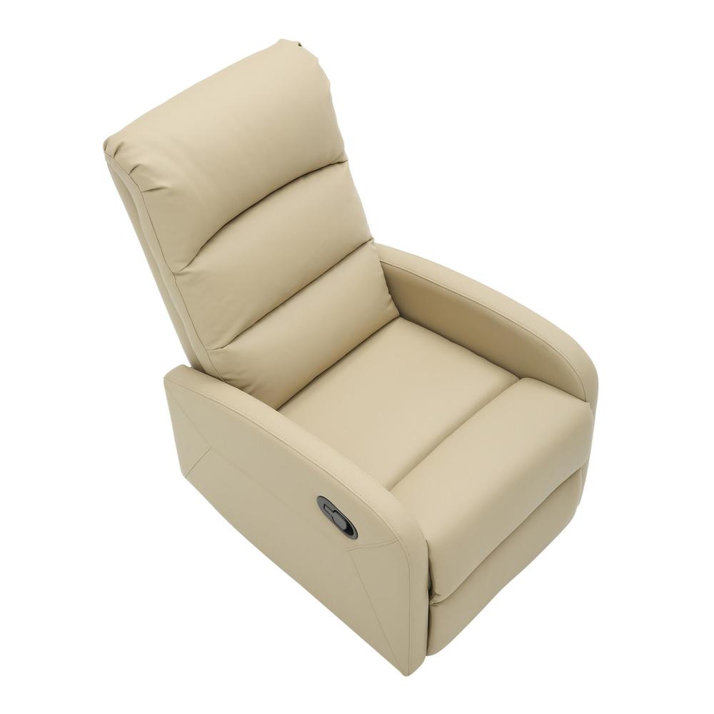 Beige PU Dormi Recliner Chair. Picture 6