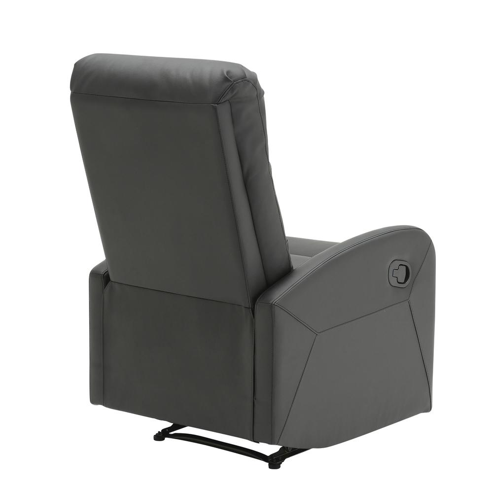 Black PU Dormi Recliner Chair. Picture 3