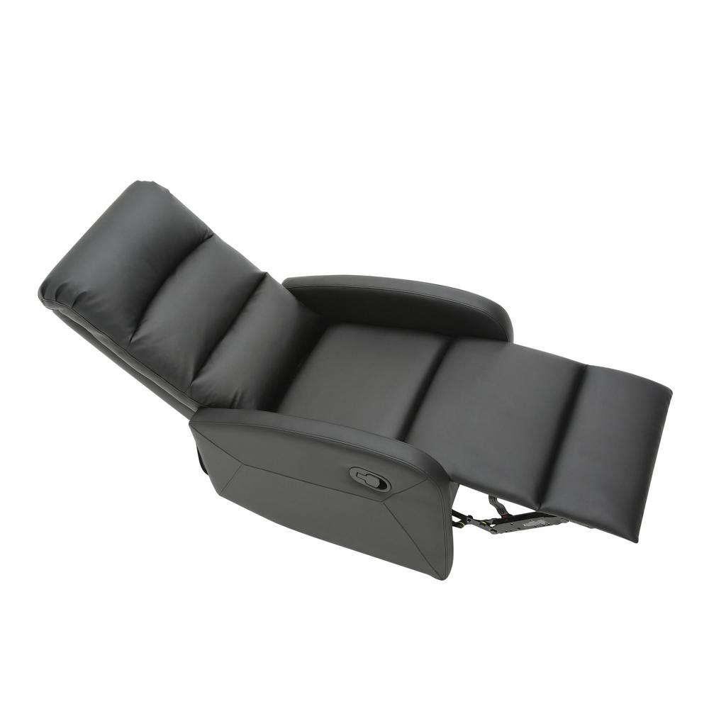 Black PU Dormi Recliner Chair. Picture 7