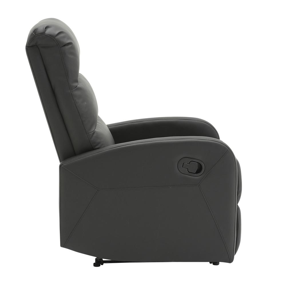 Black PU Dormi Recliner Chair. Picture 2