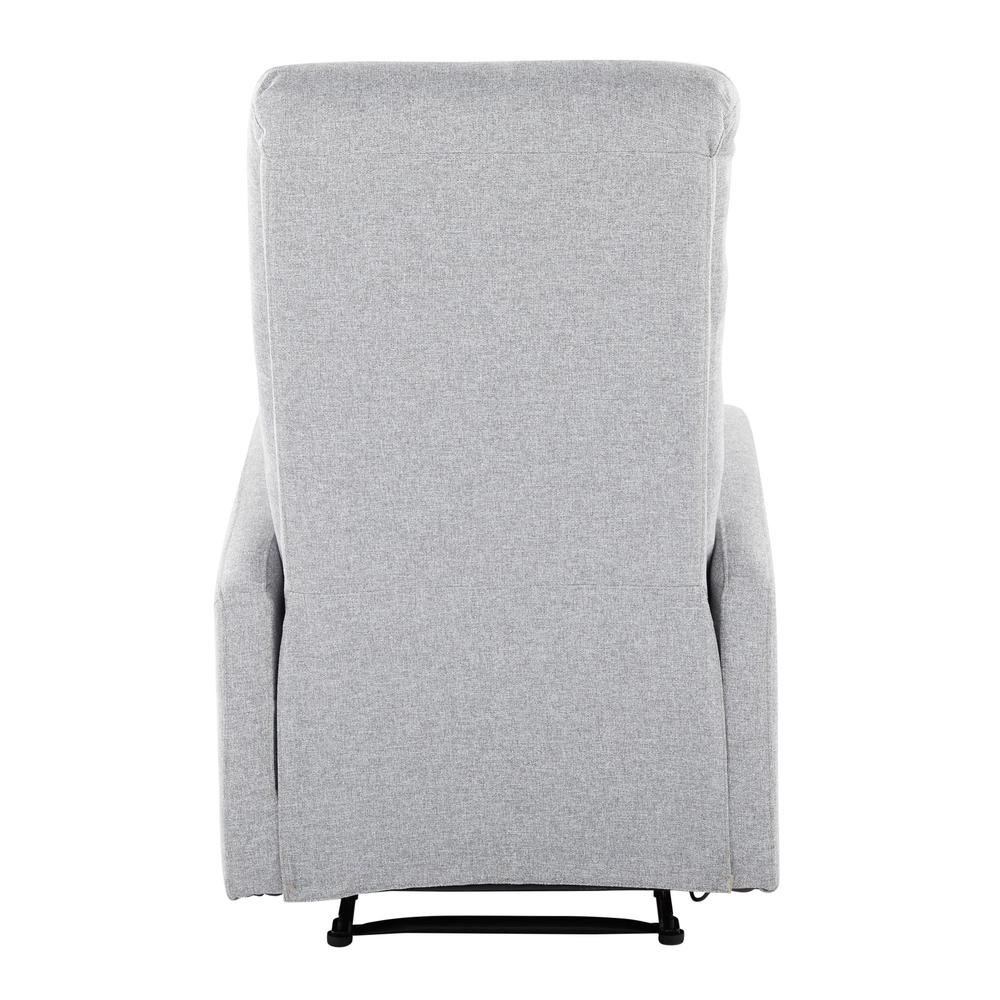 Grey Fabric Dormi Recliner Chair. Picture 4