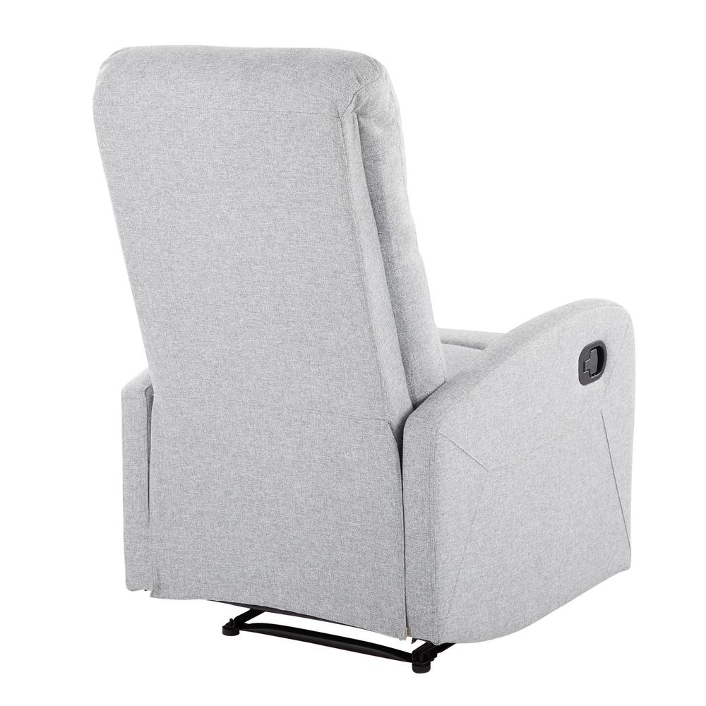 Grey Fabric Dormi Recliner Chair. Picture 3
