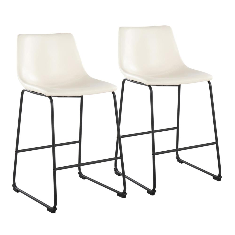 Duke 26" Fixed-Height Counter Stool - Set of 2. Picture 1