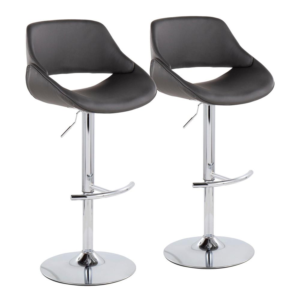 Fabrico Adjustable Bar Stool - Set of 2. Picture 1