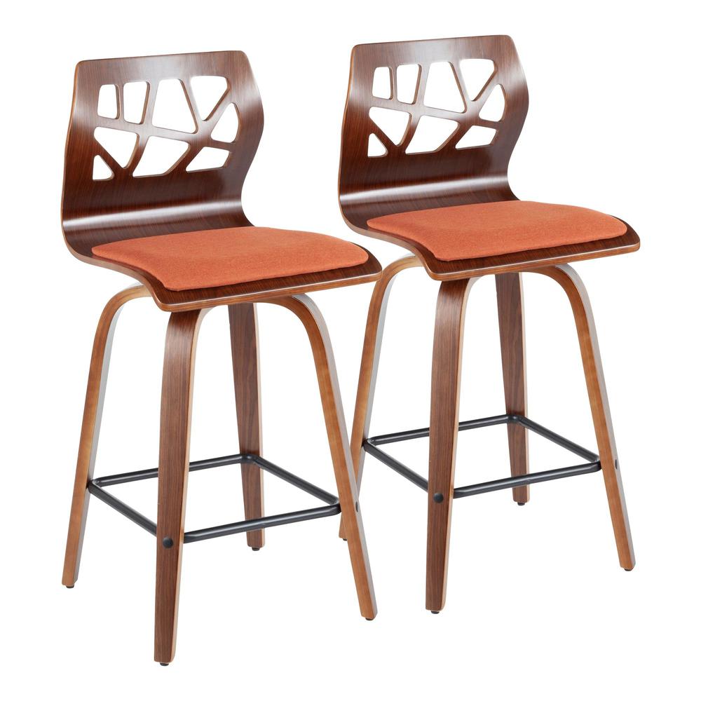 Folia 26" Fixed Height Counter Stool - Set of 2. Picture 1