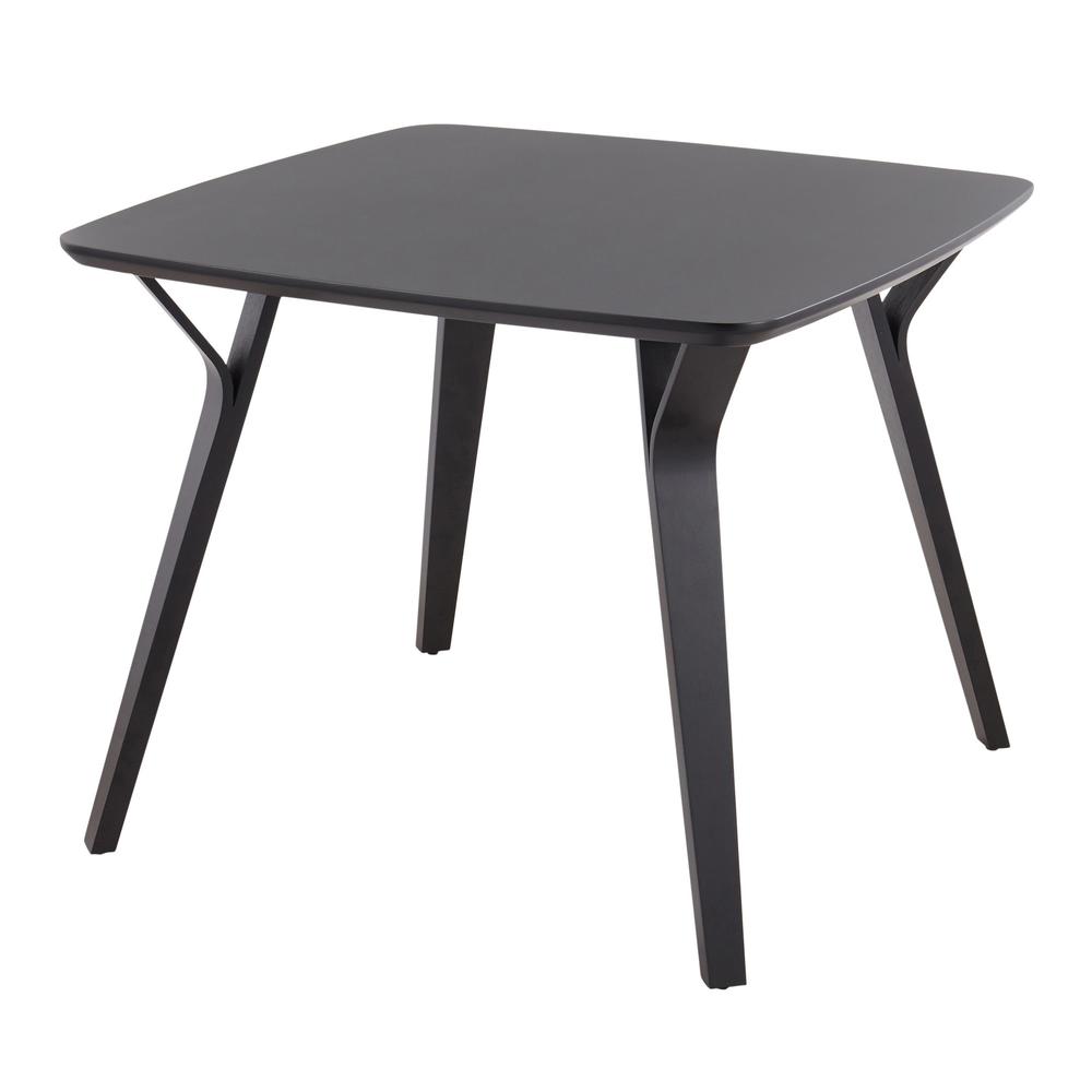 Black Wood Folia Dinette Table. Picture 2