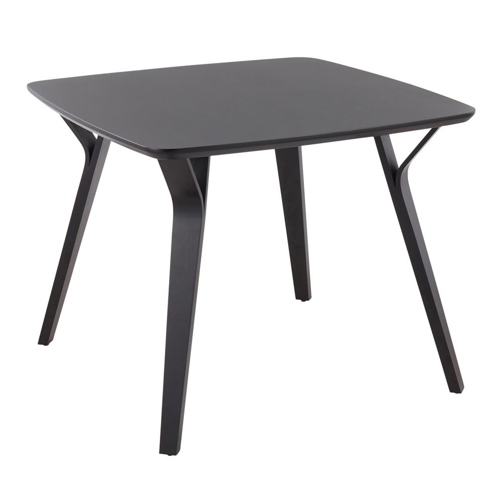 Black Wood Folia Dinette Table. Picture 1