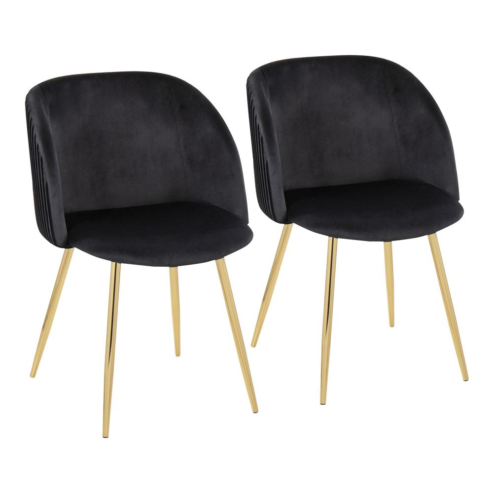 Fran Pleated Chair - Set of 2. Picture 1