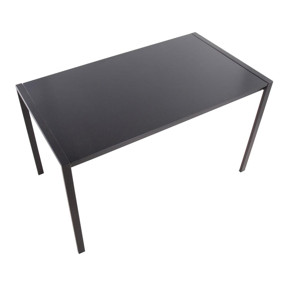 Black Metal, Black Wood Fuji Dinette Table. Picture 5