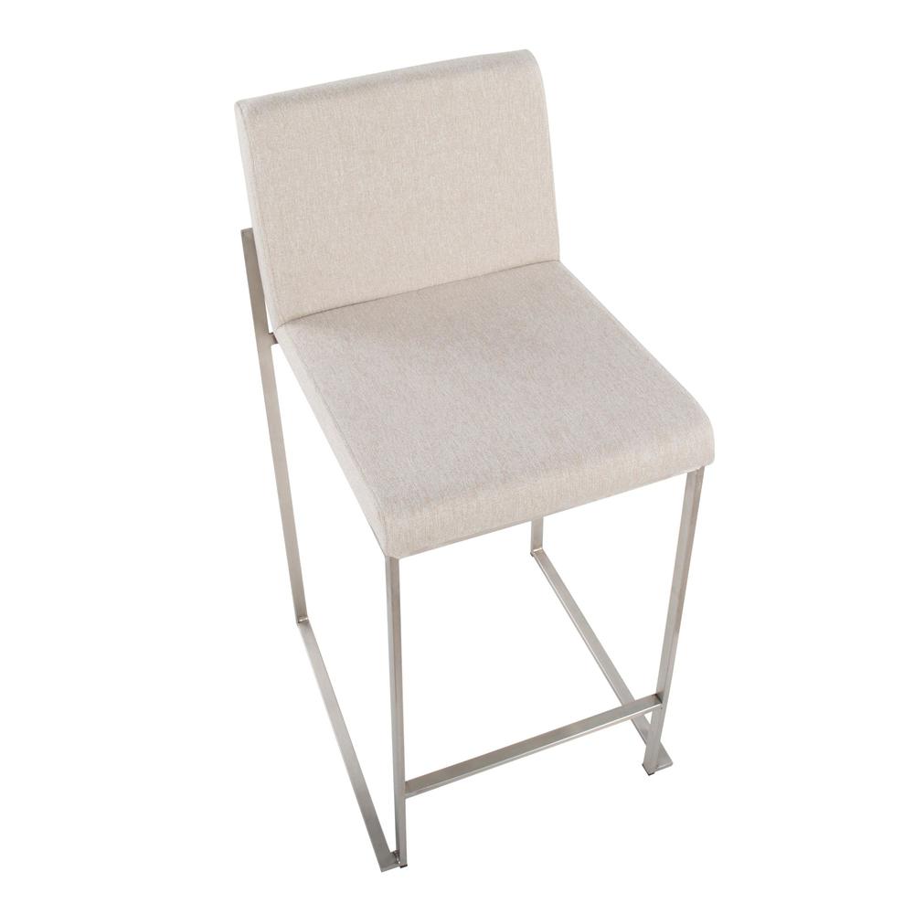 Fuji High Back Counter Stool - Set of 2. Picture 7