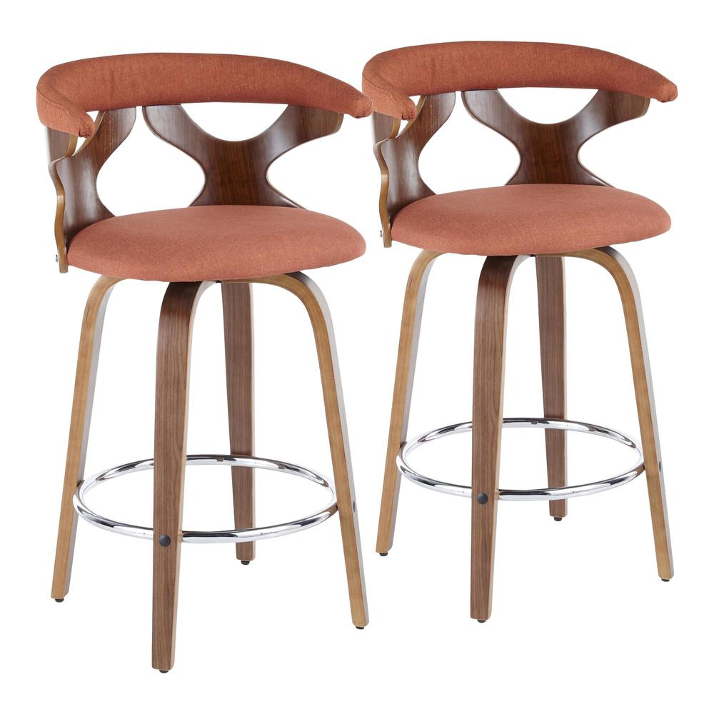 Gardenia 26" Fixed Height Counter Stool - Set of 2. Picture 1
