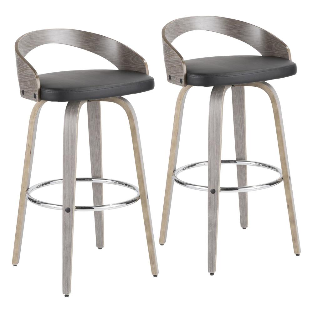 Grotto 30" Fixed Height Barstool - Set of 2. Picture 1