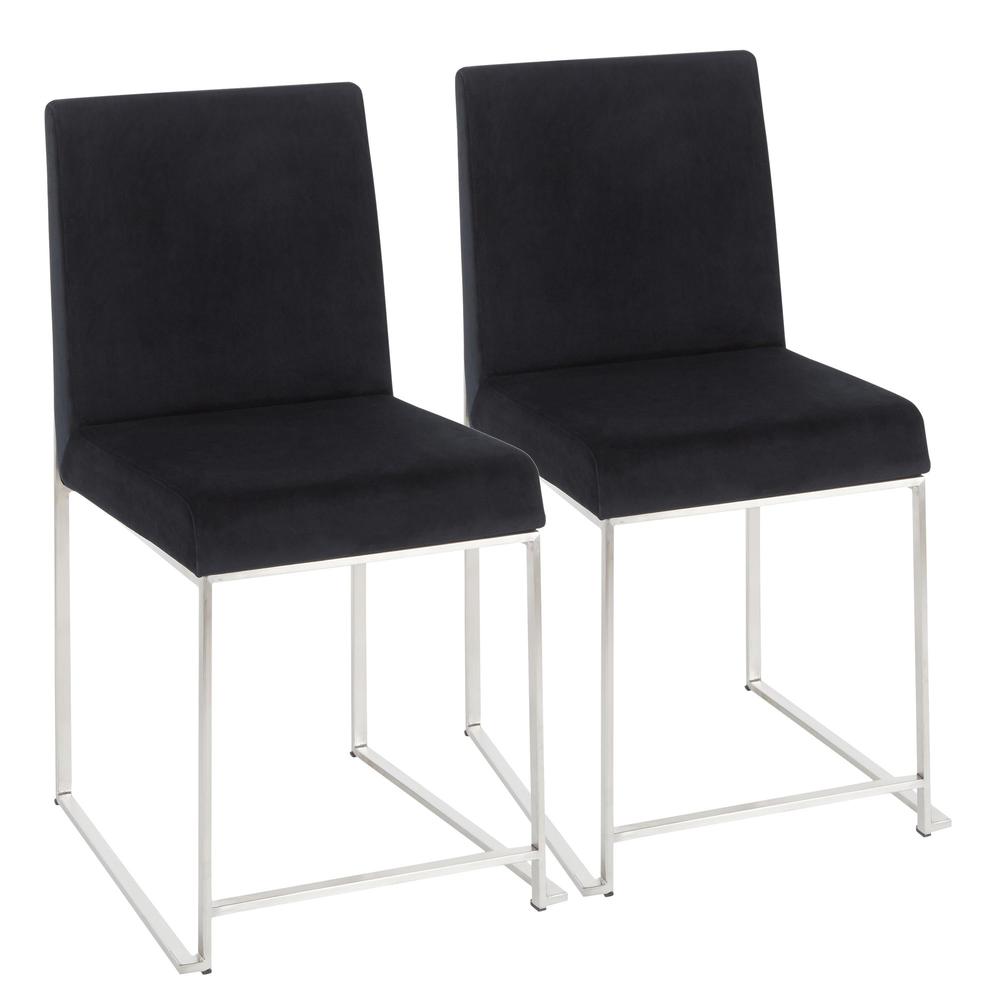 High Back Fuji Dining Chair - Set of 2. Picture 1