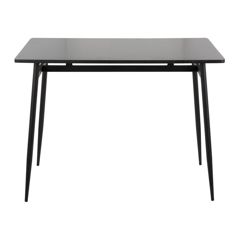 Black Metal, Black Wood Marcel Counter Table. Picture 4