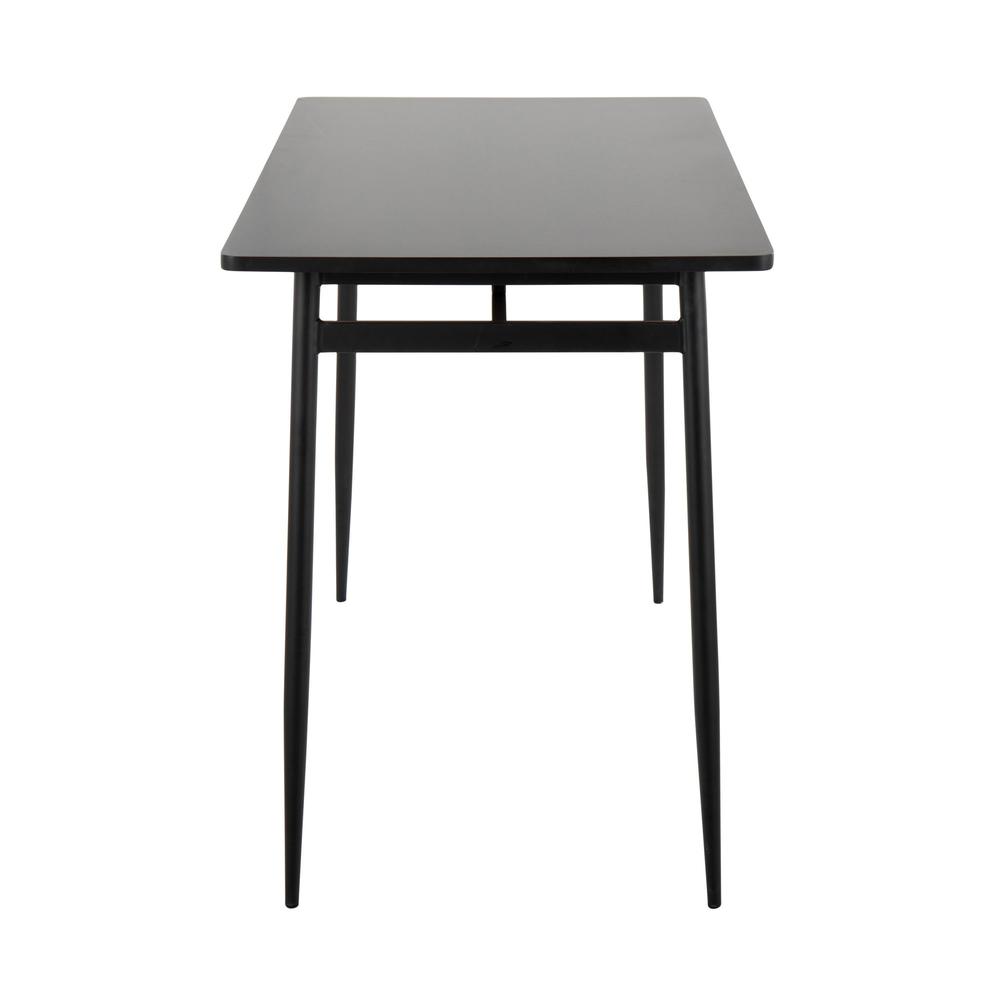 Black Metal, Black Wood Marcel Counter Table. Picture 2