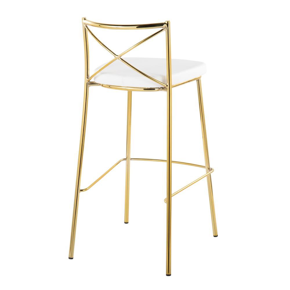 Modern Charlotte 30" Fixed-Height Barstool - Set of 2. Picture 4