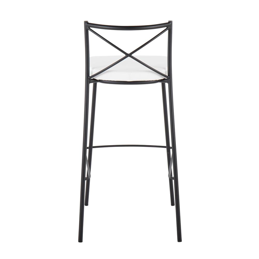 Modern Charlotte 30" Fixed-Height Barstool - Set of 2. Picture 5