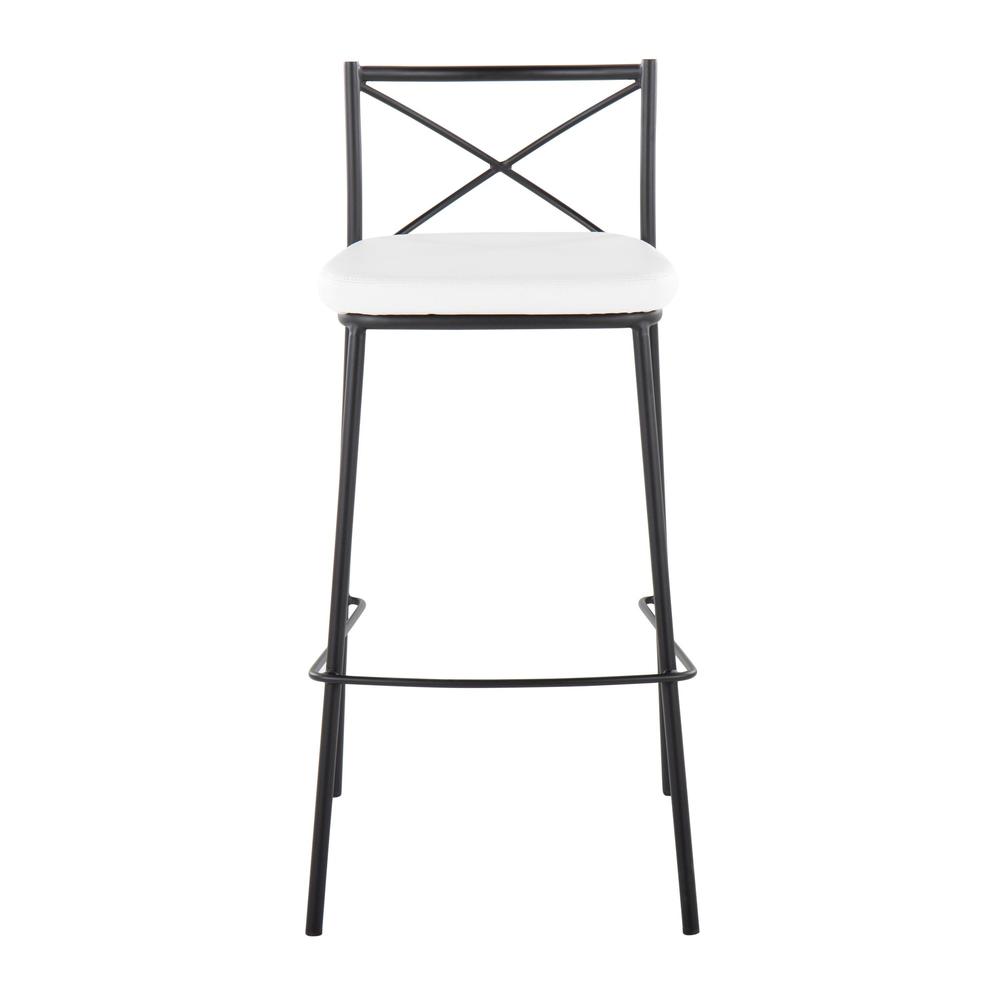 Modern Charlotte 30" Fixed-Height Barstool - Set of 2. Picture 6