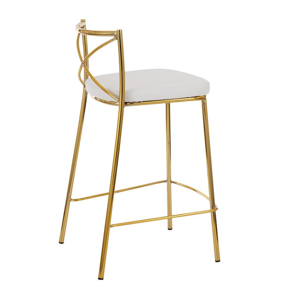 Modern Charlotte Counter Stool - Set of 2. Picture 4