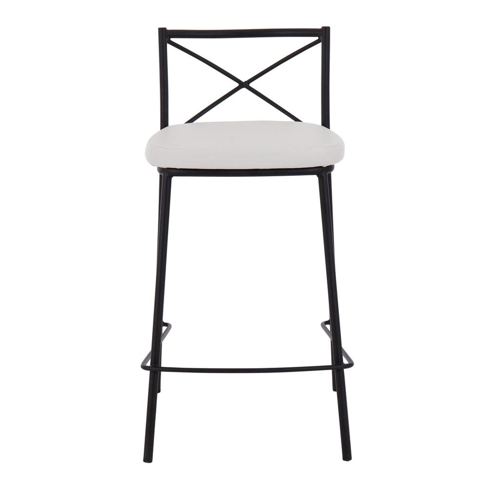 Modern Charlotte Counter Stool - Set of 2. Picture 6