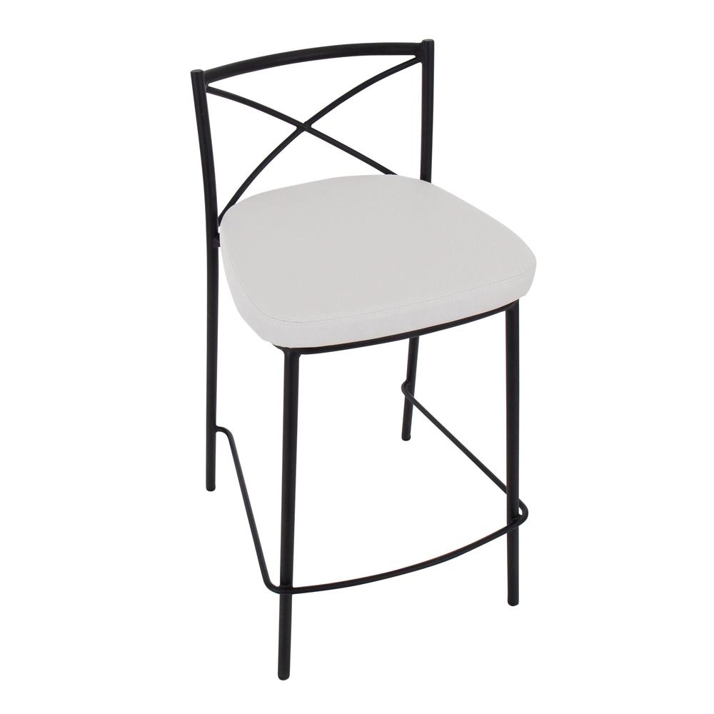 Modern Charlotte Counter Stool - Set of 2. Picture 7