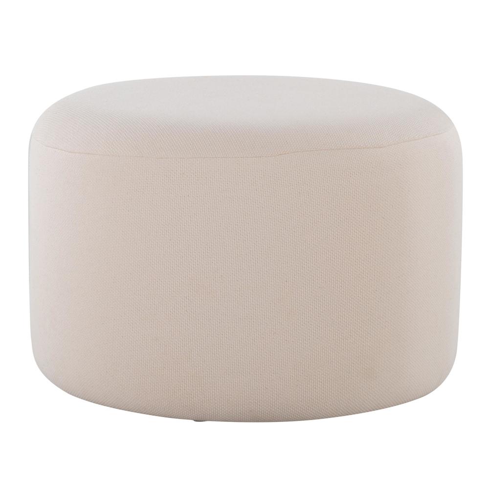 Large Round Pouf. Picture 1