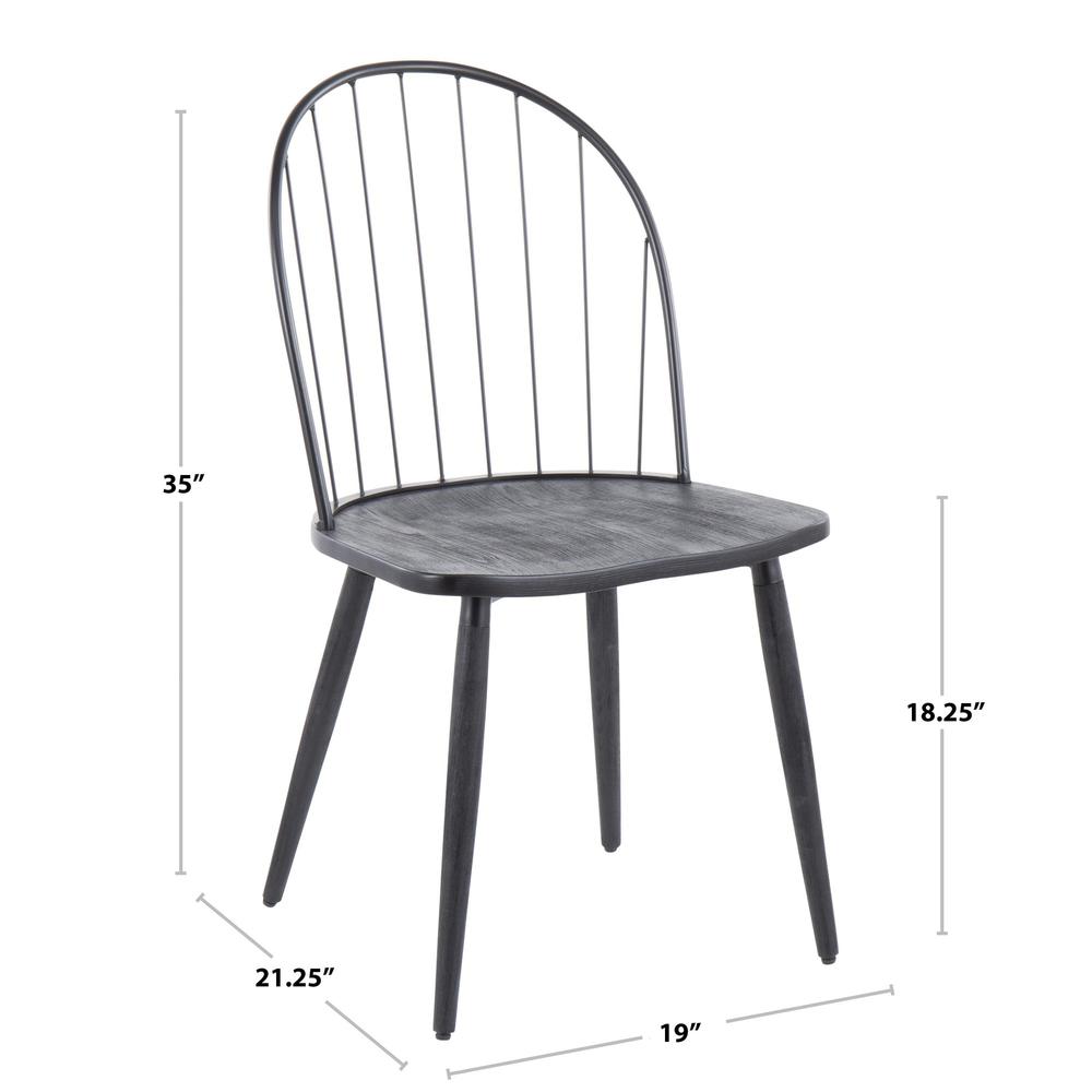 Riley High Back Chair - Set of 2. Picture 8