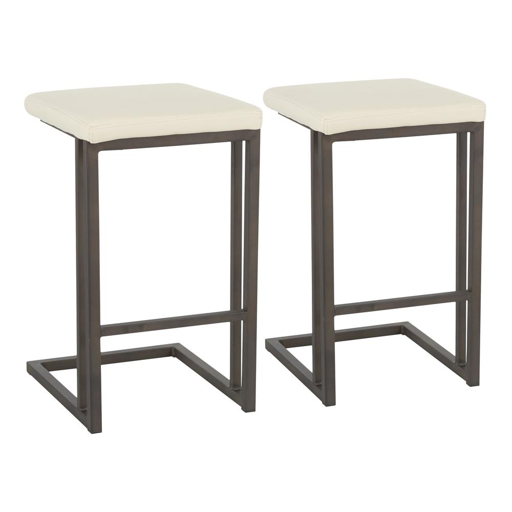 Roman Counter Stool - Set of 2. Picture 1