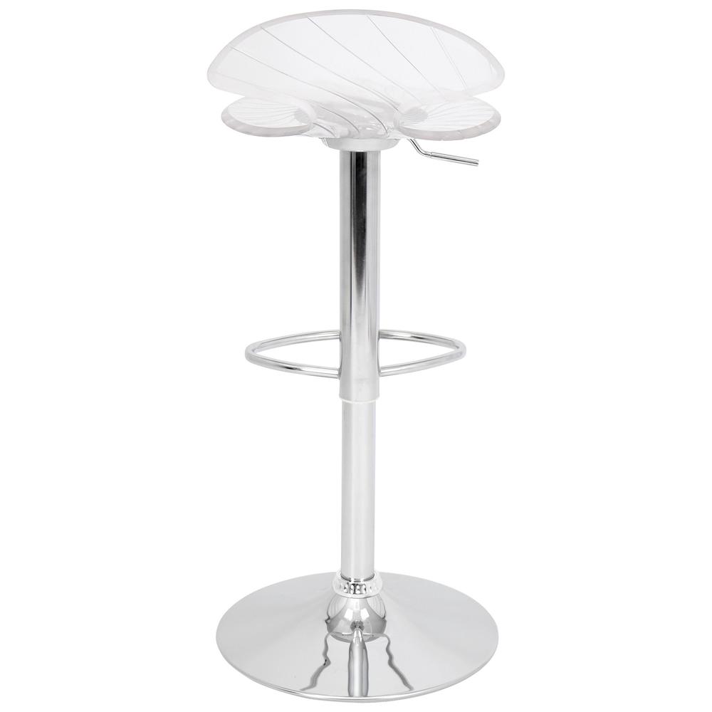Spyra Contemporary Light Up and Height Adjustable Bar Stool in Multi. Picture 4