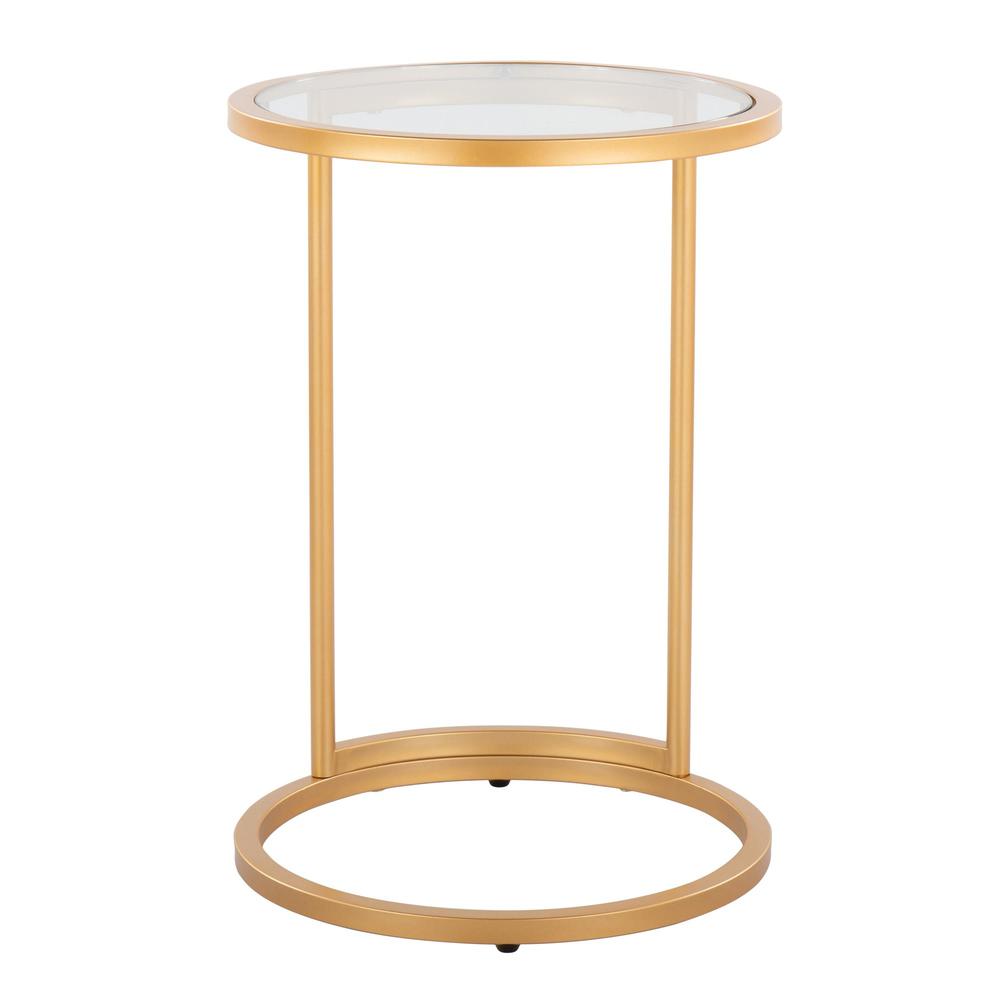 Round Zenn End Table. Picture 5