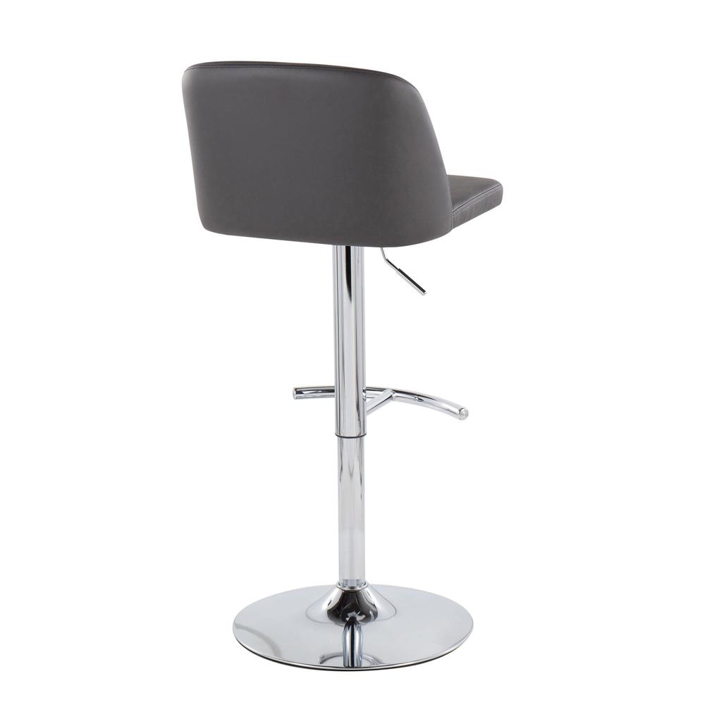 Toriano Adjustable Bar Stool - Set of 2. Picture 4