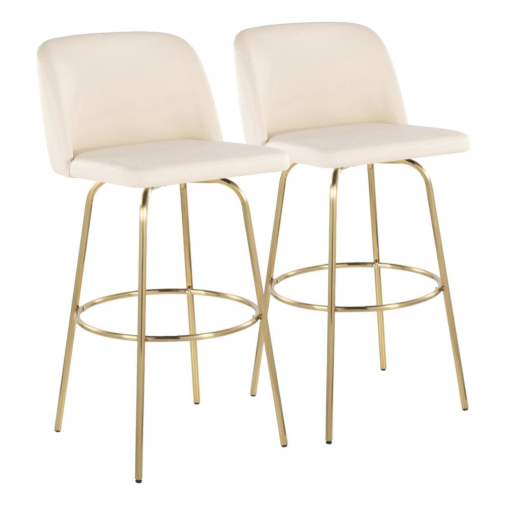 Toriano 30" Fixed Height Barstool - Set of 2. Picture 1