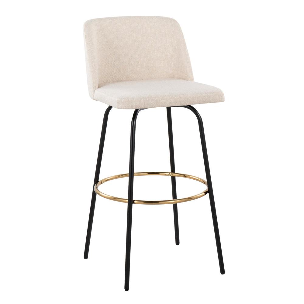 Toriano 30" Fixed Height Barstool - Set of 2. Picture 2
