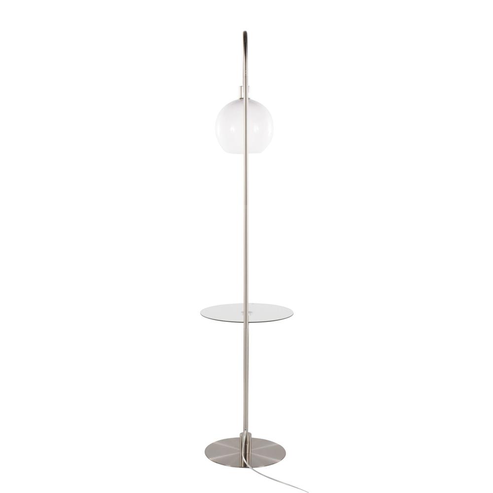Trombone Floor Lamp with Table. Picture 5