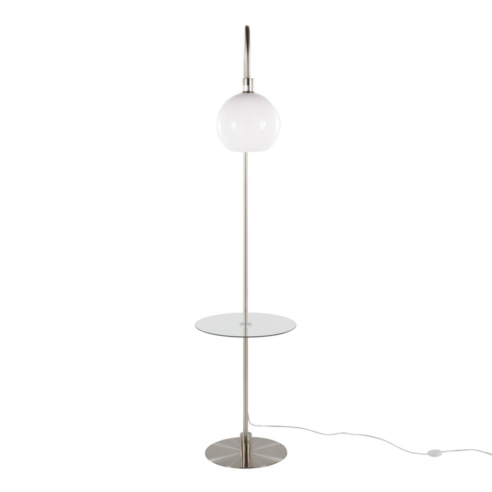 Trombone Floor Lamp with Table. Picture 6