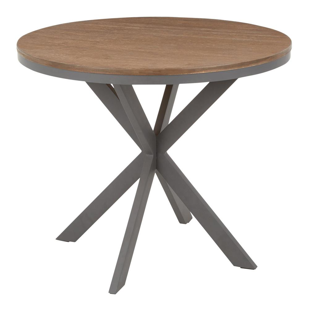 X Pedestal Dinette Table. Picture 1