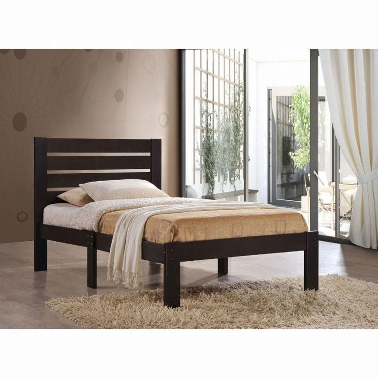 Popular Espresso Full Size Slat Wood Bed - 285240. Picture 6