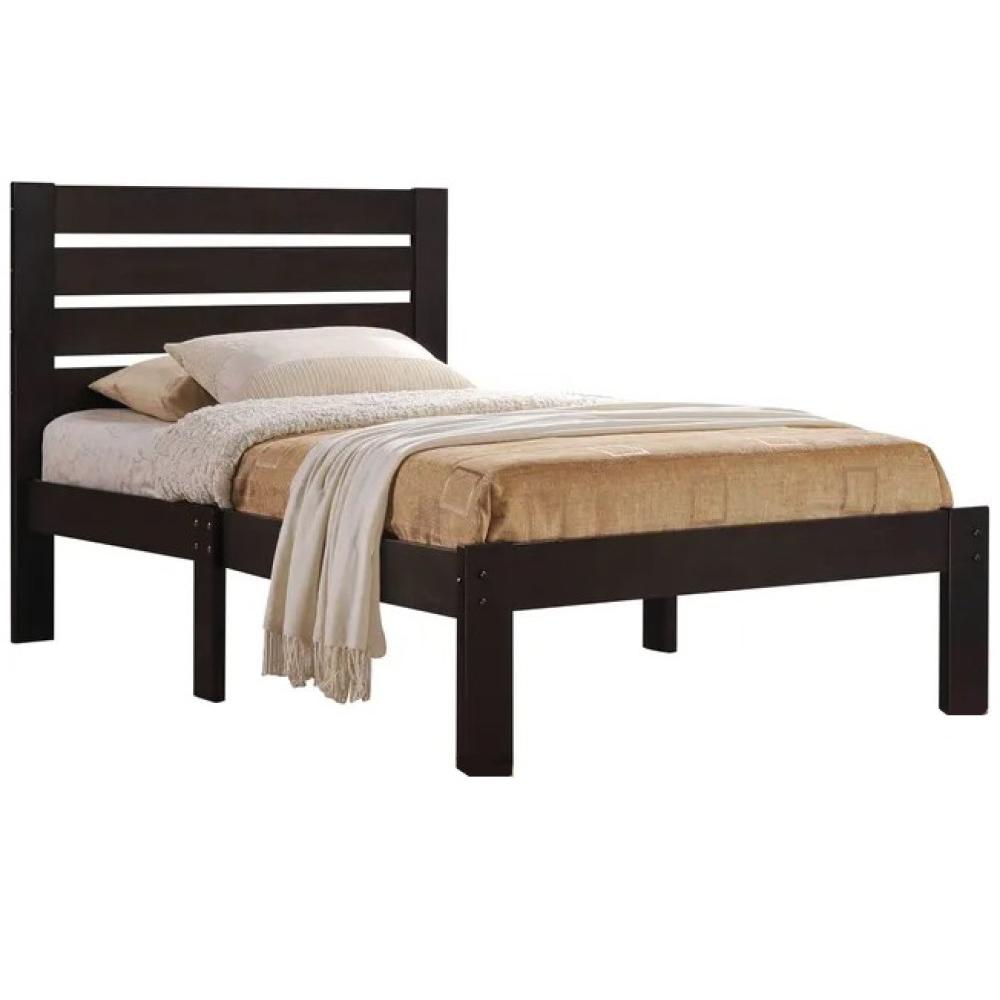 Popular Espresso Full Size Slat Wood Bed - 285240. Picture 8