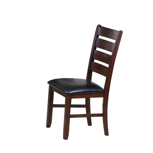 23" X 20" X 40" 2pc Black And Espresso Side Chair - 286030. Picture 2
