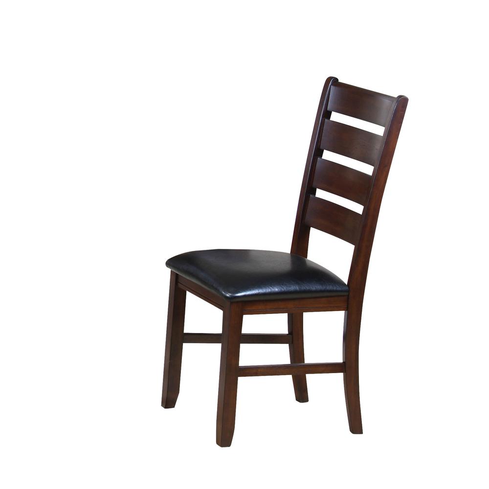 23" X 20" X 40" 2pc Black And Cherry Side Chair - 286540. Picture 2